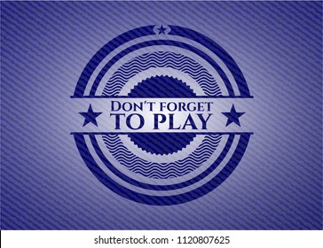 Don't forget to play emblem with jean background