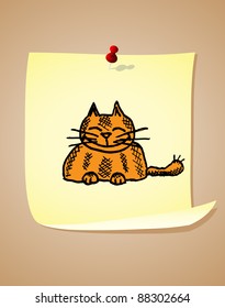 Don't forgive about your pet ! Vector illustration, eps10, 4 layers