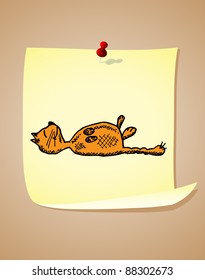 Don't forgive about your pet ! Vector illustration, eps10, 4 layers