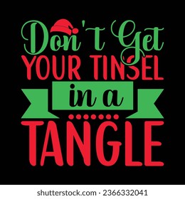 Don't Get Your Tinsel in a Tangle - Christmas design