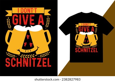 I Don't give a Schnitzel T Shirt Design Templet, i don't a schnitzel t shirt design templet