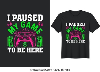 I Don't Have Birthdays I Level Up Gaming and Gamer T-Shirt Design, Posters, Greeting Cards, Textiles, and Sticker Vector Illustration
