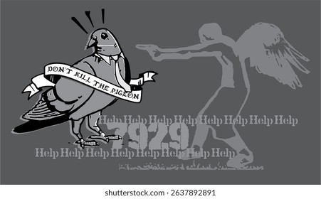 Don't Kill the Pigeon A Street Art Protest