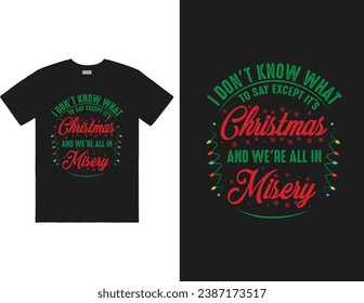I don't know what to say except it's Christmas and we're all in misery design