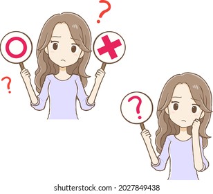 I don't know whether it's right or is a mistake. Long-haired lady. This is an illustration of the upper part of body.