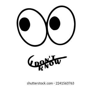No conozco el vector de caras divertidas escritas