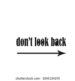 'Don't look back '  print  in vector.