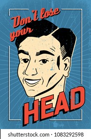 Don't Lose Your Head interior poster