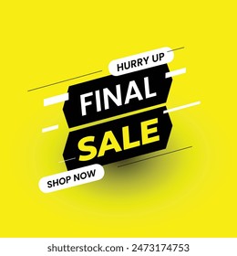 Don't miss out on our Final Sale! Our bright yellow banner will make sure you spot the best deals and discounts. Shop now and save big before it's too late!