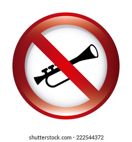 dont music graphic design , vector illustration