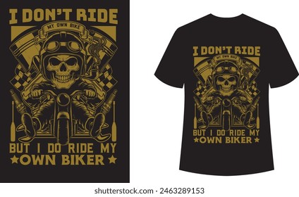 I don't need therapy. I just need to ride my motorcycle... t shirt design template
