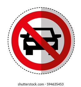 dont parking traffic sign