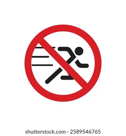 Don't run icon template great for any use. Vector EPS10