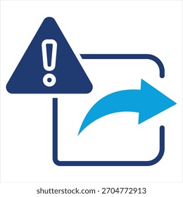 Flat Blue Icon Style nicht teilen