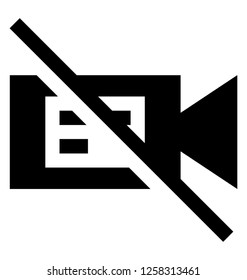 Don't shoot glyph icon
