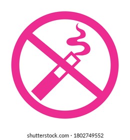 dont smoke cigarretes silhouette style icon vector illustration design