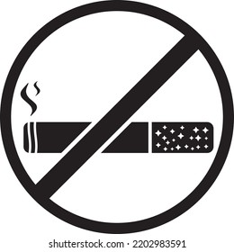Don't smoke icon vector illustration 