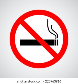 don't smoke sign