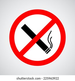 don't smoke sign