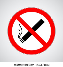 don't smoke sign