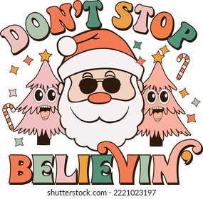 Don't Stop Believin Santa Claus