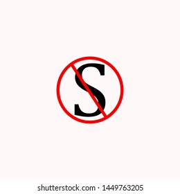 dont stop sign with setif font