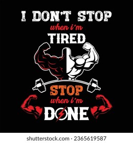 No paro...diseño de camisetas de gimnasia