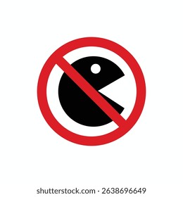 don't talk sign vector design	