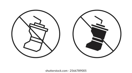 Dont throw away plastic signs vector illustration pack