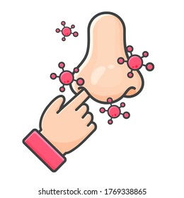 Don't touch face. Hand stones that point to the face, eyes, nose, mouth, channels to carry the corona virus into the body.