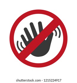 Dont touch icon
