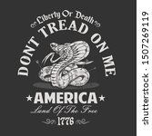 dont tread me, american independence day illustration vector