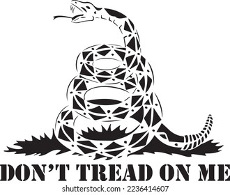 Don't tread on me vector
Gadsden Flag. American Revolution