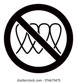 don't use on induction ?ooktop sign