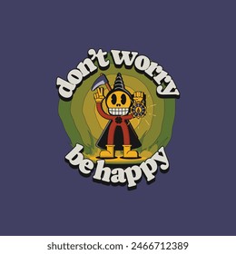 Don't Worry Be Happy - Skull