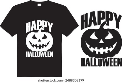 Don't your scariest, silliest, or most creative costume, and join in the festivities as we celebrate a night of frightful delight. Happy Halloween t shirt design!"