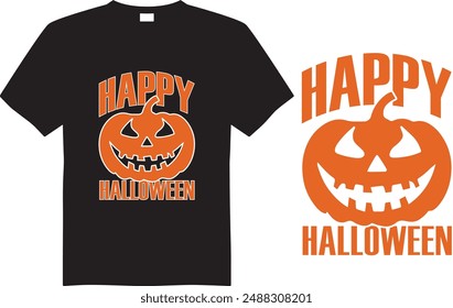 Don't your scariest, silliest, or most creative costume, and join in the festivities as we celebrate a night of frightful delight. Happy Halloween t shirt design!"