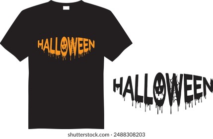 Don't your scariest, silliest, or most creative costume, and join in the festivities as we celebrate a night of frightful delight. Happy Halloween t shirt design!"