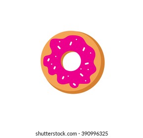 Creative Donut Vector Donut Sprinkles Stock Vector (Royalty Free ...