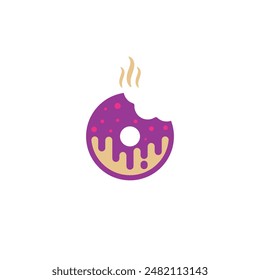 donut abstract logo modern style
