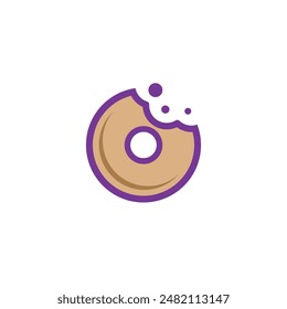 donut abstract logo modern style