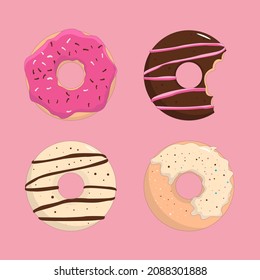 Donut with any toping illustration
