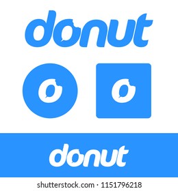 Donut App Logo Design  