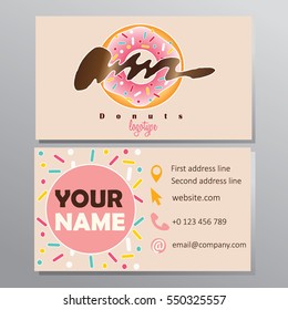 Donut Or Bakery Business Card