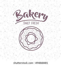 Donut of bakery food design