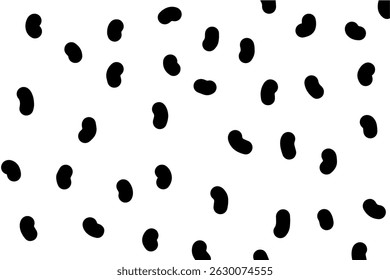 Donut candy confetti pattern background