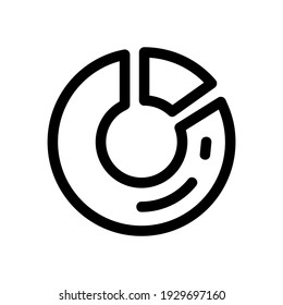 DONNEMENTARK-Symbol oder Logo einzeln auf Zeichensymbolen, Vektorgrafik - hochwertige Vektorsymbole in schwarzem Stil
