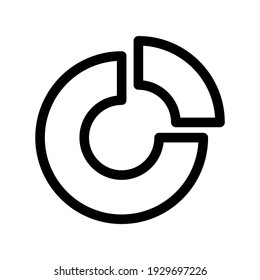 DONNEMENTARK-Symbol oder Logo einzeln auf Zeichensymbolen, Vektorgrafik - hochwertige Vektorsymbole in schwarzem Stil
