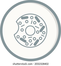 Diseño del icono del vector de color gris sin color