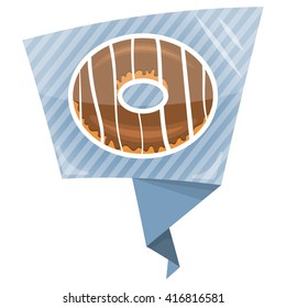Donut colorful icon